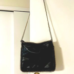 Leather Gold Chain Bag